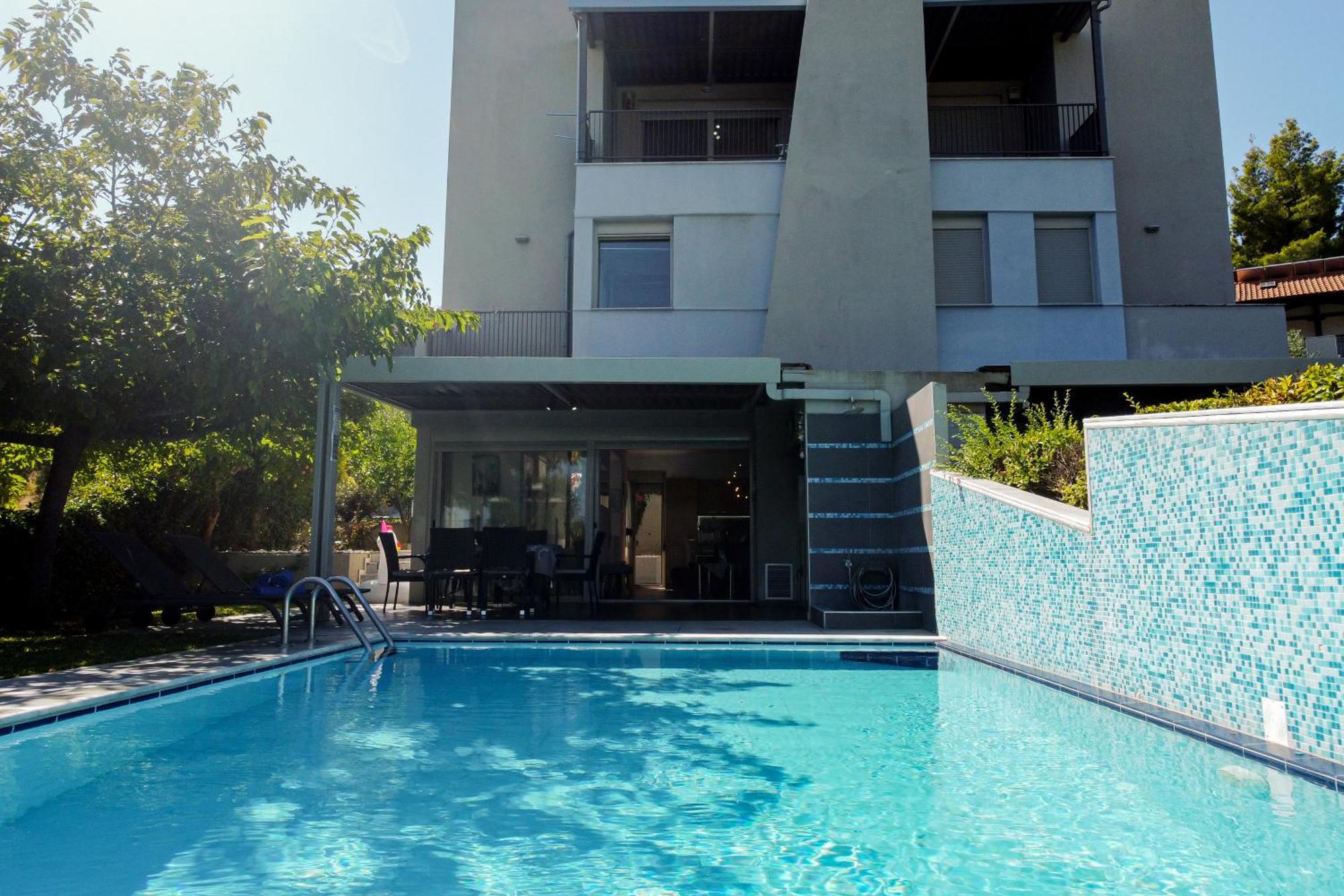 Deluxe Chrousso Pool Villa Paliouri Exterior photo
