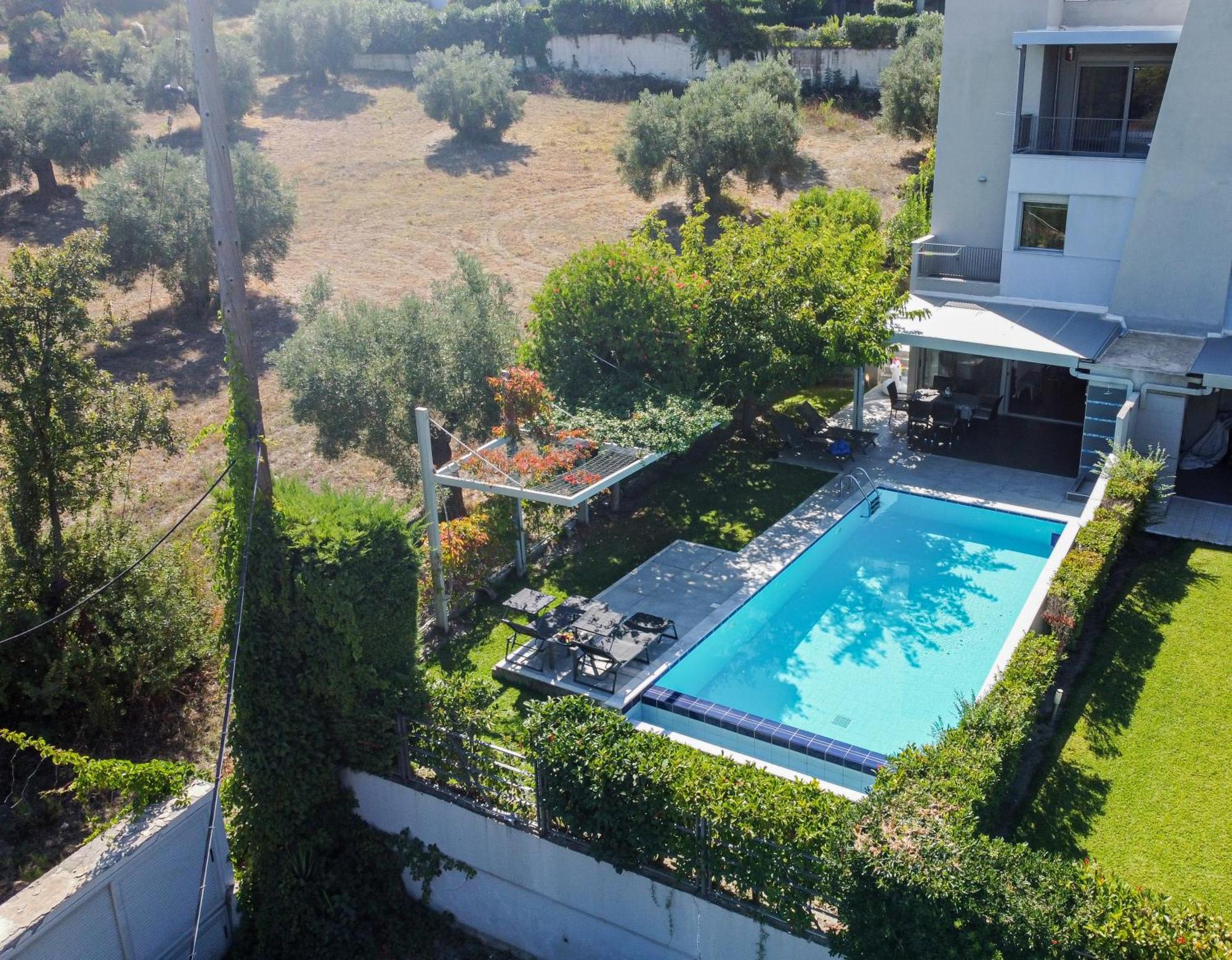 Deluxe Chrousso Pool Villa Paliouri Exterior photo